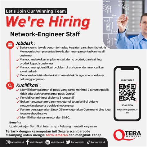 pt qtera mandiri buka lowongan pekerjaan lulusan   berbagai jurusan