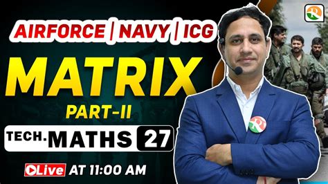 Batch Matrix Airforce Maths Classes Maths For