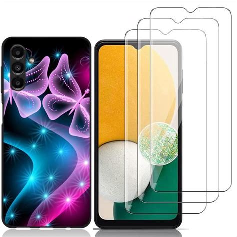 Coque Pour Samsung Galaxy A X Verre Tremp Cran Silicone