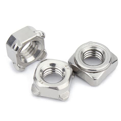 DIN928 Stainless Steel 304 316 Square Weld Nuts China Square Weld Nut