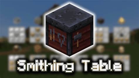 Smithing Table - Wiki Guide - 9Minecraft.Net