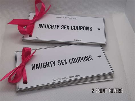 Sex Coupons Printable T For Him Etsy