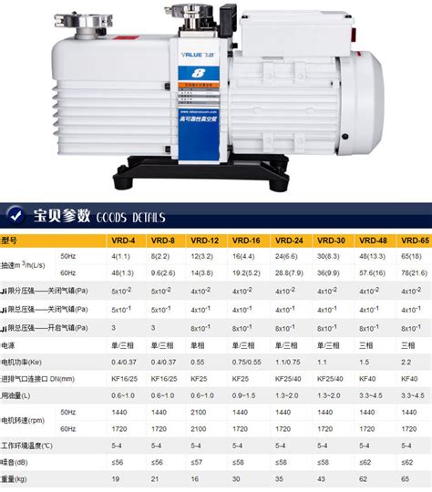 飞越vrd系列真空 泵双级旋片式真空泵vrd 4 8 16机械泵电动抽气泵 阿里巴巴