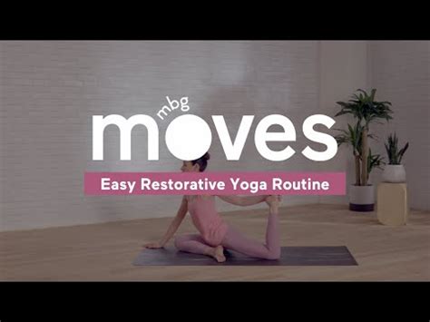 Easy Restorative Yoga Routine With Tara Stiles YouTube