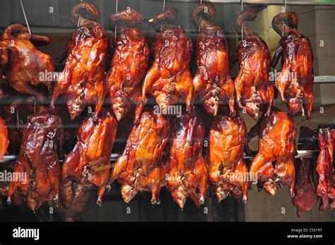 Roast Duck In Chinese Restaurant Gerrard Street Chinatown Soho City