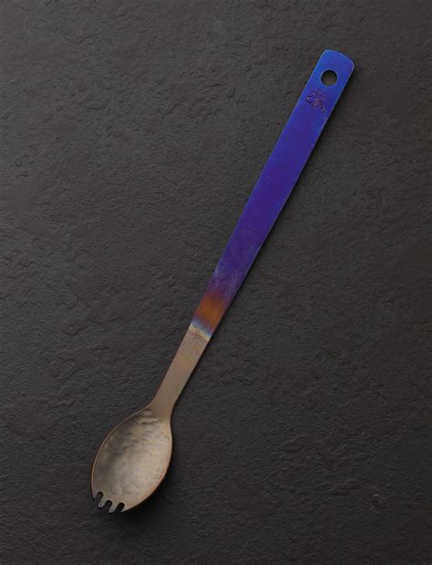 Hand-Forged Titanium Spork | Eatingtools