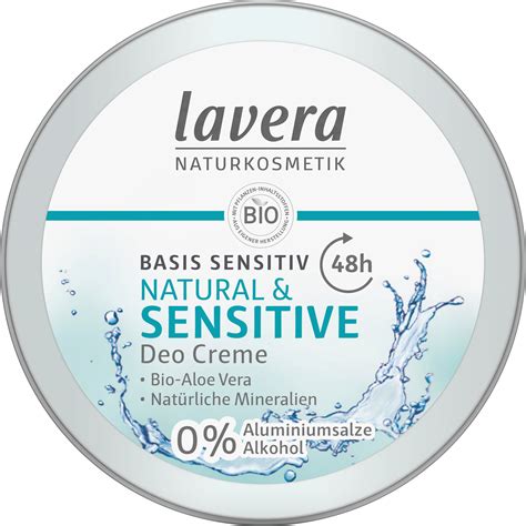 Lavera Basis Sensitiv Natural Sensitive Deodorant Cream Ml Ecco