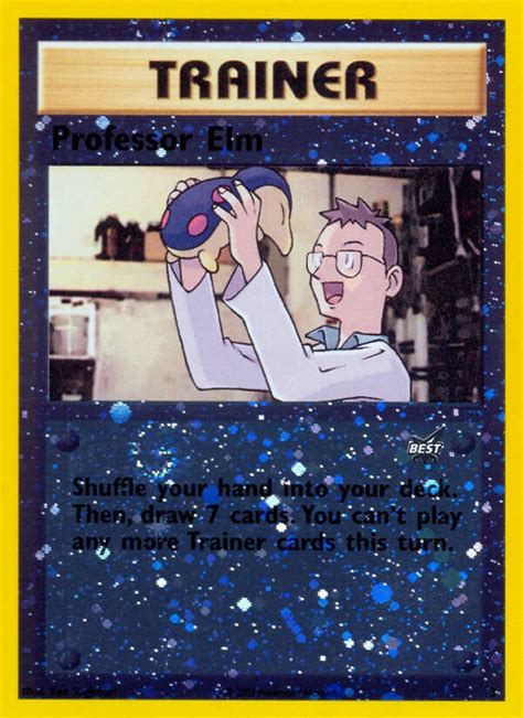 Professor Elm Wert Bild K Nstler Seltenheit Pokemonkarte De