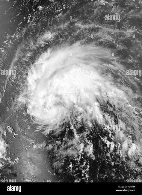 Tropical Storm Satellite Image Black And White Stock Photos And Images