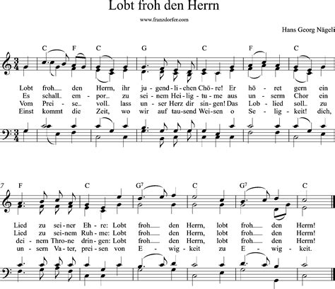 Lobt Froh Den Herrn