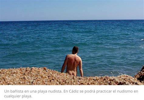 Cine y Nudismo on Twitter La ciudad de Cádiz eliminará la irregular