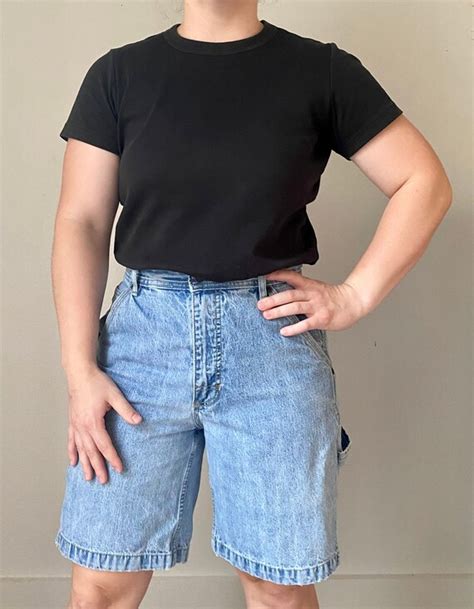 Amazing Vintage High Waisted Denim Mom Shorts Gem