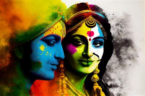 Free Radha Krishna Holi