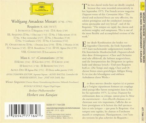 Requiem Wolfgang Amadeus Mozart Anna Tomowa Sintow Agnes Baltsa