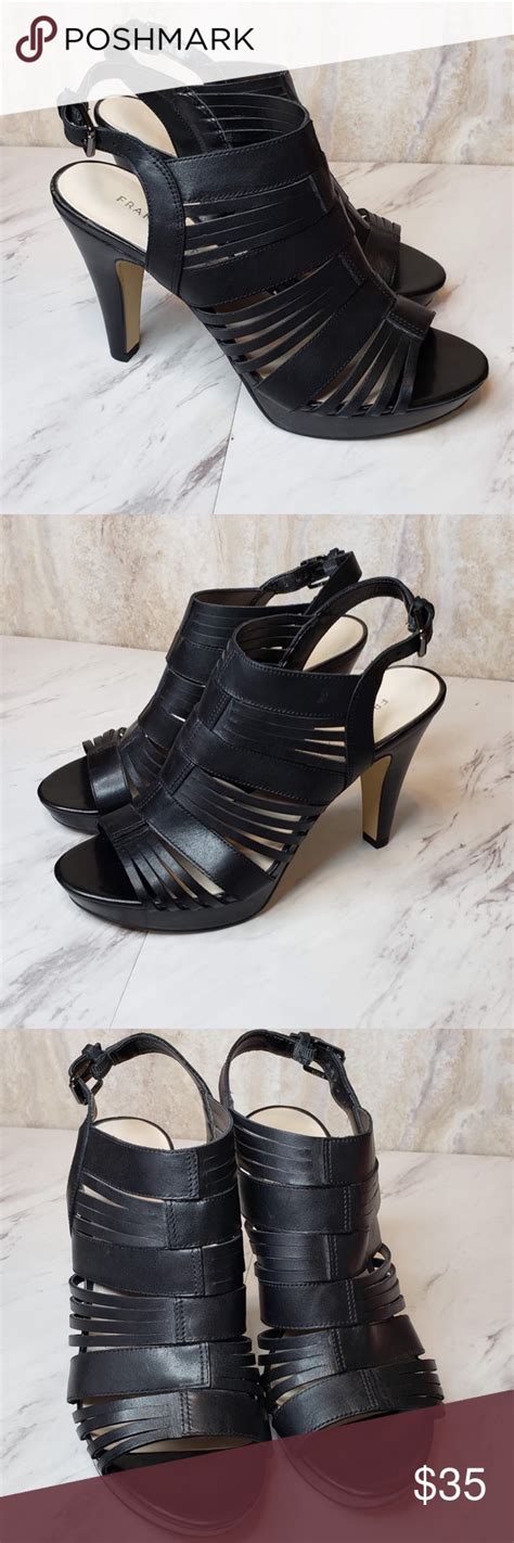 Franco Sarto Meggie Black Gladiator High Heels Gladiator High Heels