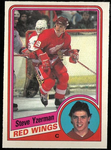 Lot Detail Steve Yzerman O Pee Chee Rookie Card