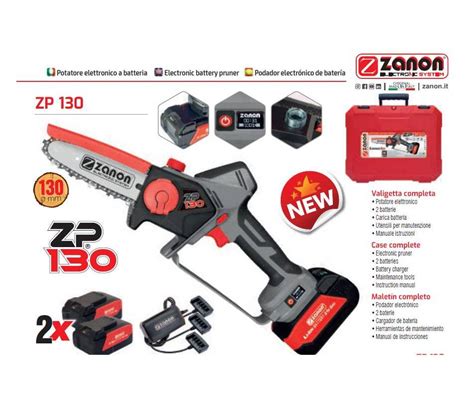 Potatore A Batteria Zanon Zp Completo Di Batterie Ah