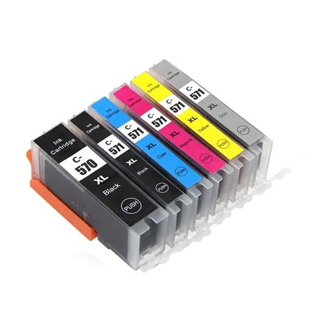 Set 6 Cartuse Compatibile Canon PGI 570XL CLI 571XL Multicolor Pentru