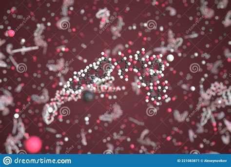 Digitonin Molecule Made With Balls Conceptual Molecular Model Chemical 3d Rendering Stock