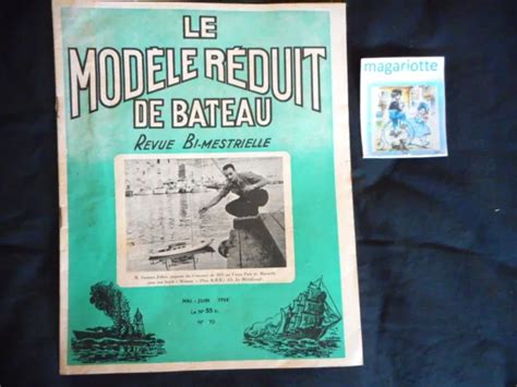 Ancienne Revue Le Mod Le R Duit De Bateau N Mai Juin Eur