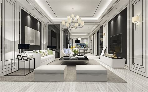 Modern Interior Design Living Room White | Baci Living Room