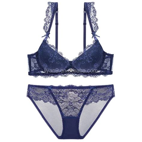 New Sexy Lace Bra Set Women Lingerie Lace Bras And Panties Fashion Push