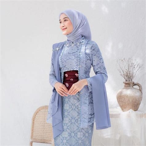 Jual Kebaya Kutubaru Laksmi Set Kebaya Modern Wisuda Lamaran Tunangan