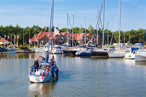 Port Jachtowy w Łebie tu odpoczywają wilki morskie