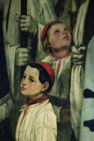 A Burial At Ornans Detail Of A Choirboy 1849 1850 Oil On Canvas