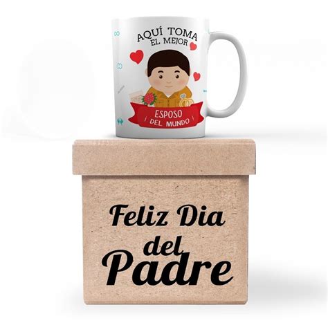 Dia Del Padre Regalo Caja Y Taza Personalizada Para Papa 179 00 En