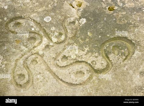 The Swastika Stone On Ilkley Moor West Yorkshire This Carving Is A