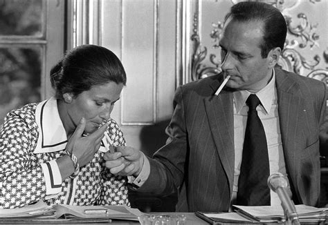 Jour Photo Simone Veil Et Jacques Chirac Vexin Photographie