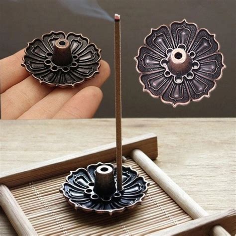 Lotus Alloy Incense Tray Incense Stick Holder Incenseway