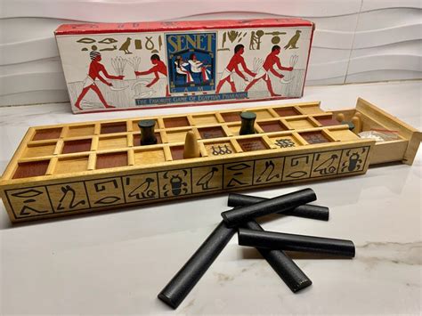 SENET BOARD GAME - AN ANCIENT EGYPTIAN BOARD GAME | WOODEN SENET GAME ...