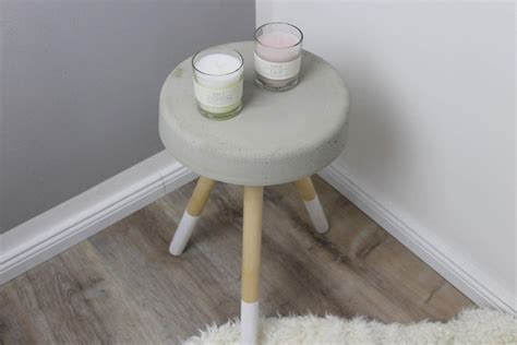 Diy Beistelltisch Hocker Aus Beton Selber Machen So Einfach Geht Es