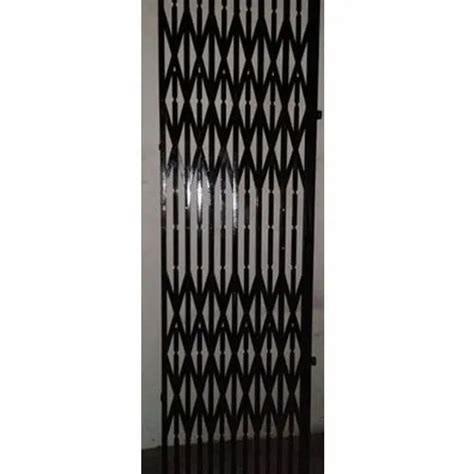 Black Mild Steel Elevator Collapsible Door At Best Price In Ahmedabad