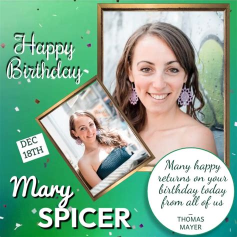 Happy Birthday Design Template Postermywall