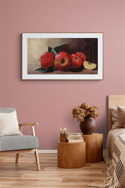 Bodegón de Giclee con manzanas rojas Giclee Art Print impresión