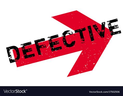 Defective Rubber Stamp Royalty Free Vector Image