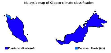 Malaysia map of Köppen climate classification | Map, Malaysia, Monsoon