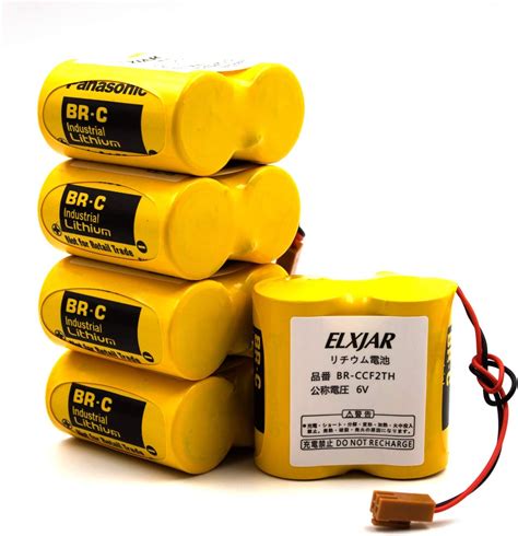 Amazon 3 Pack BR CCF2TH 6V Lithium Replacement Battery For Fanuc