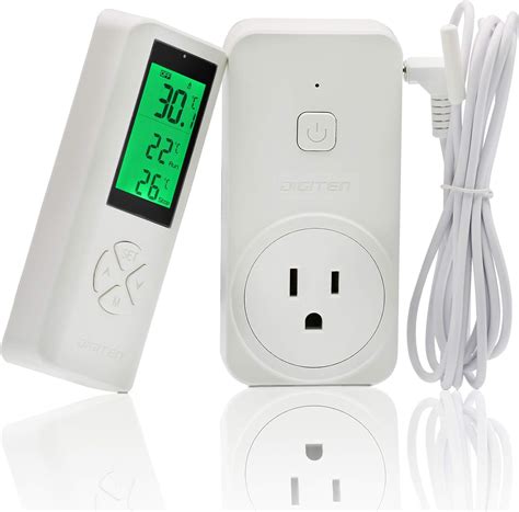 Digiten Wireless Thermostat Outlet Temperature Controlled Outlet