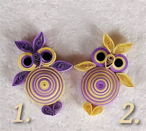 Imán de búho de regalo de quilling Etsy España Diseños quilling