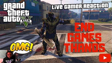 Thanos Is Back With The End Games Suit And Blade Gtav Mod Is Beast