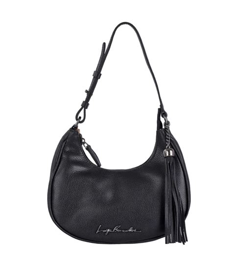 BOLSA PEQUENA MEIA LUA LUIZA BARCELOS PRETO Acquarela Shop