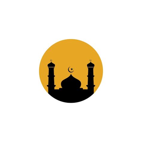 Premium Vector Mosque Moslem Icon Vector Illustration Design