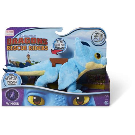 Dreamworks Dragons: Rescue Riders Feature Plush Winger | BIG W