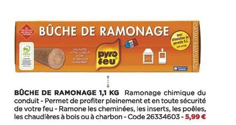 Promo Bûche De Ramonage 1 1 Kg chez Bricomarché iCatalogue fr