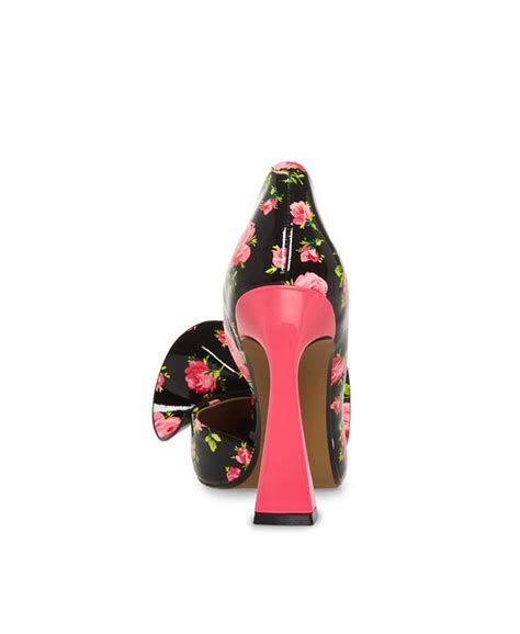 Betsey Johnson Womens Nobble P Floral Sculpted Bow Pumps Macys