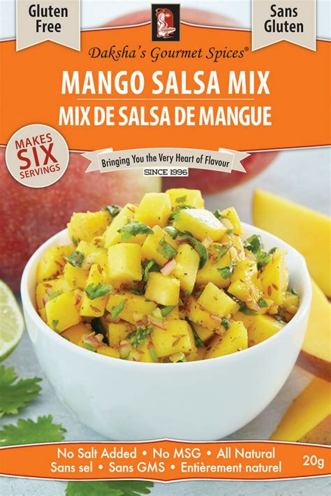 Daksha S Mango Salsa Mix This Mango Salsa Is Simple Sweet Spicy And